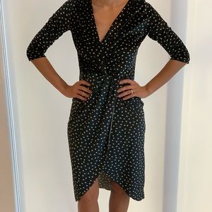 Wrap Polka Dot Dress